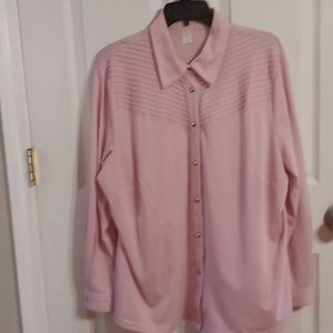 Long Sleeve Ladies Dress Blouse Size L